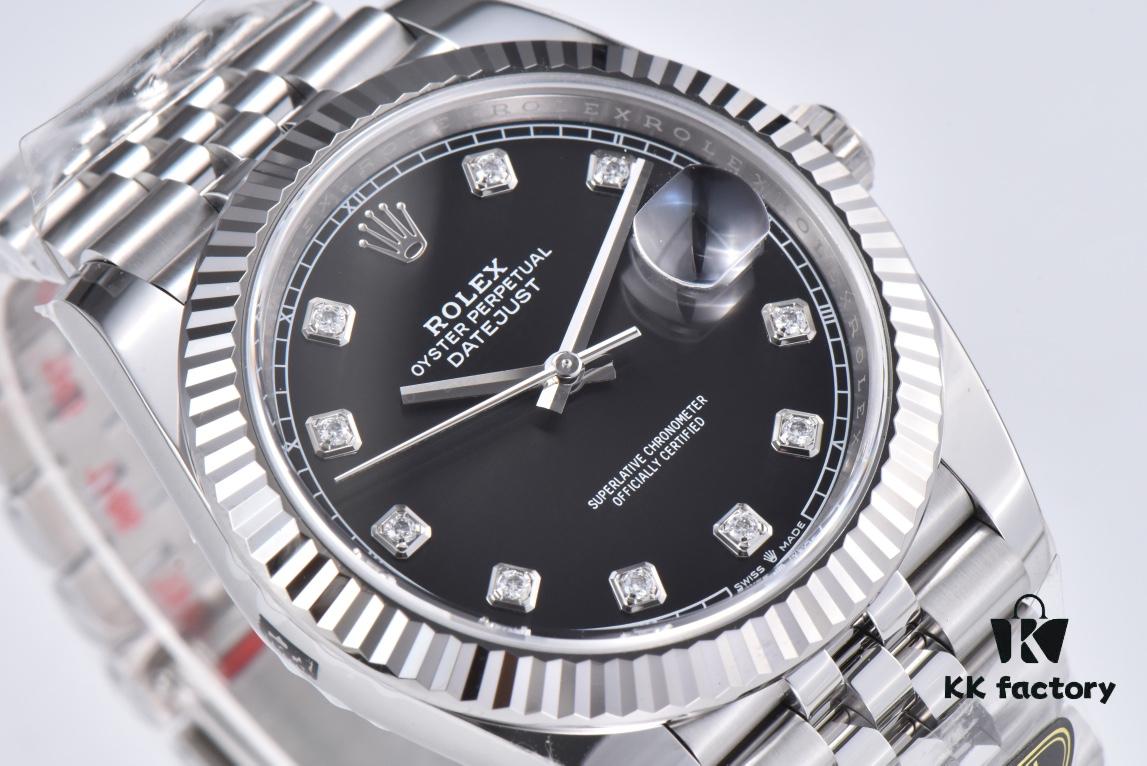 6931a6cfccd8ab3d7af9b3bc Clean Factory (C Factory) Rizlog Series 126334 Diamond Bezel / Standard Moissanite, Paired with 3/5 Pearl Bracelet