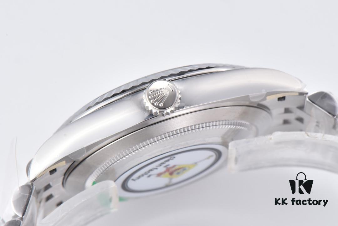 6931a6cfccd8ab3d7af9b3c0 Clean Factory (C Factory) Rizlog Series 126334 Diamond Bezel / Standard Moissanite, Paired with 3/5 Pearl Bracelet