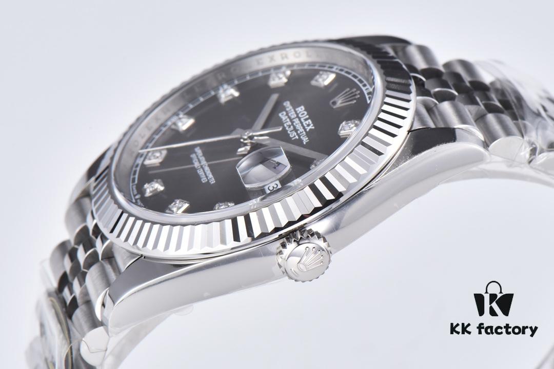 6931a6d0ccd8ab3d7af9b3c3 Clean Factory (C Factory) Rizlog Series 126334 Diamond Bezel / Standard Moissanite, Paired with 3/5 Pearl Bracelet