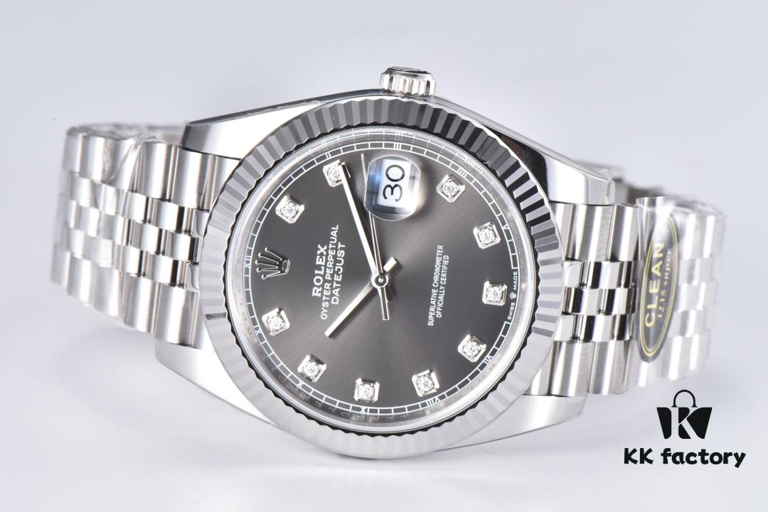 6931a6d0ccd8ab3d7af9b3c5 Clean Factory (C Factory) Rizlog Series 126334 Diamond Bezel / Standard Moissanite, Paired with 3/5 Pearl Bracelet