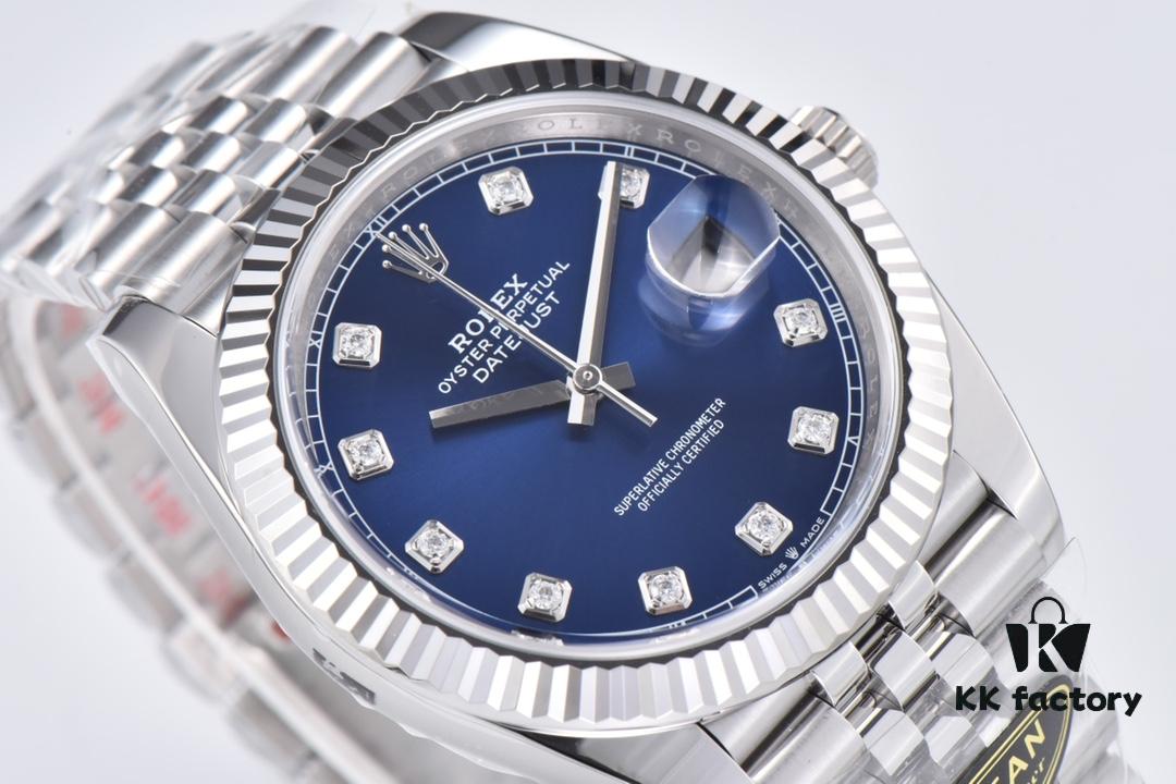 6931a6d0ccd8ab3d7af9b3cb C Factory Clean - Log Series 126334 Diamond Bezel / Standard Moissanite, Paired with 3/5 Pearl Bracelet