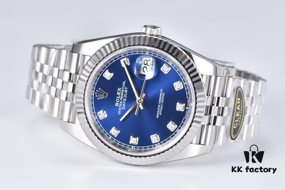 6931a6d0ccd8ab3d7af9b3ce C Factory Clean - Log Series 126334 Diamond Bezel / Standard Moissanite, Paired with 3/5 Pearl Bracelet