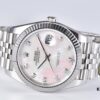 6931a6d1ccd8ab3d7af9b3d7 C Factory Clean - Log Series 126334 Diamond Studded Watch / Standard Moissanite, Not Low-End Zirconia, with 3/5 Pearl Strap