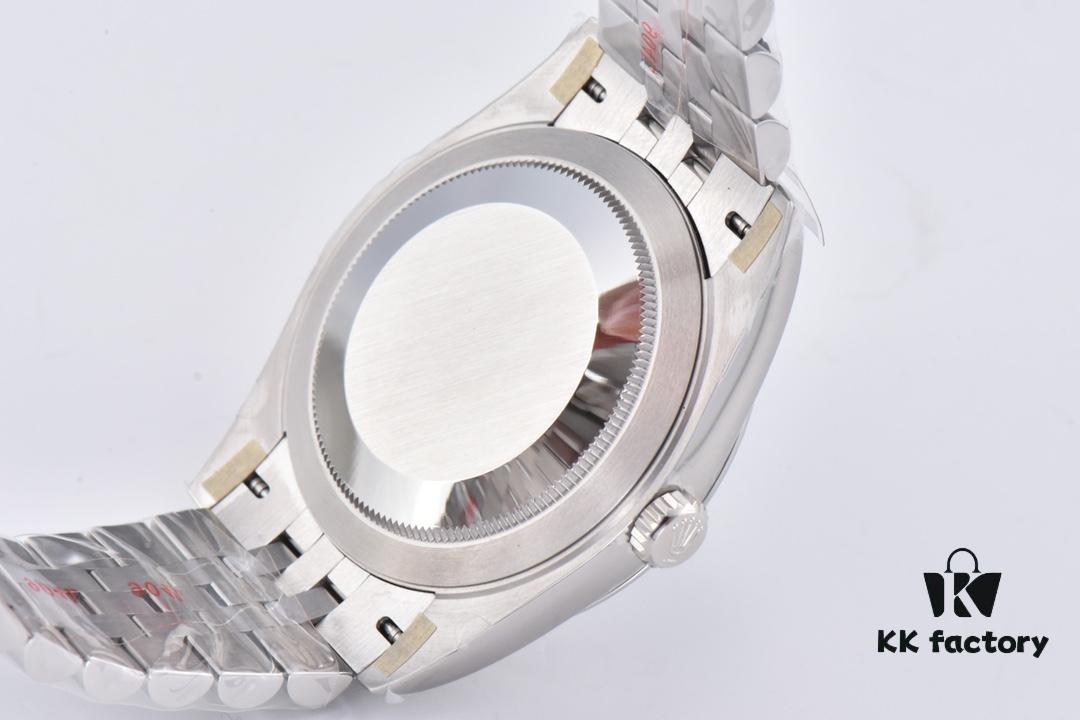 6931a6d1ccd8ab3d7af9b3d9 C Factory Clean - Log Series 126334 Diamond Studded Watch / Standard Moissanite, Not Low-End Zirconia, with 3/5 Pearl Strap