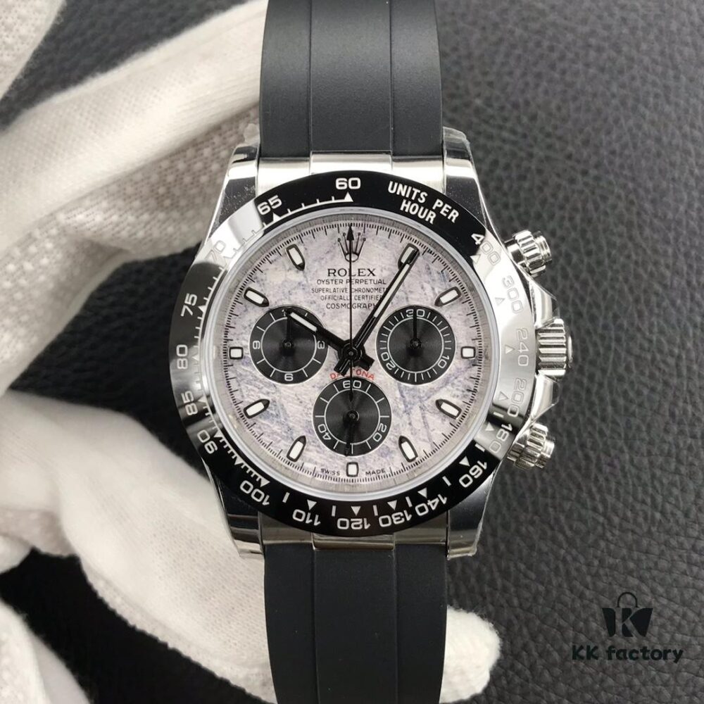 6931a6e0ccd8ab3d7af9b4e9 Ultra-thin Genuine Function Daytona Latest Model 'Meteorite Dial' Cosmograph Daytona Version