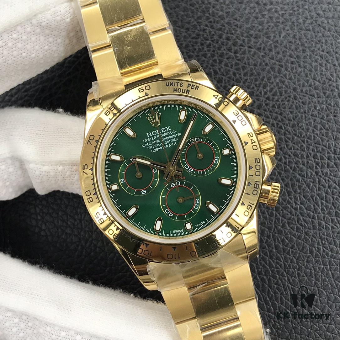 6931a6e5ccd8ab3d7af9b532 Green Goldy Ultra-Thin, Genuine Functional Daytona Newest Model, Cosmograph Daytona Version