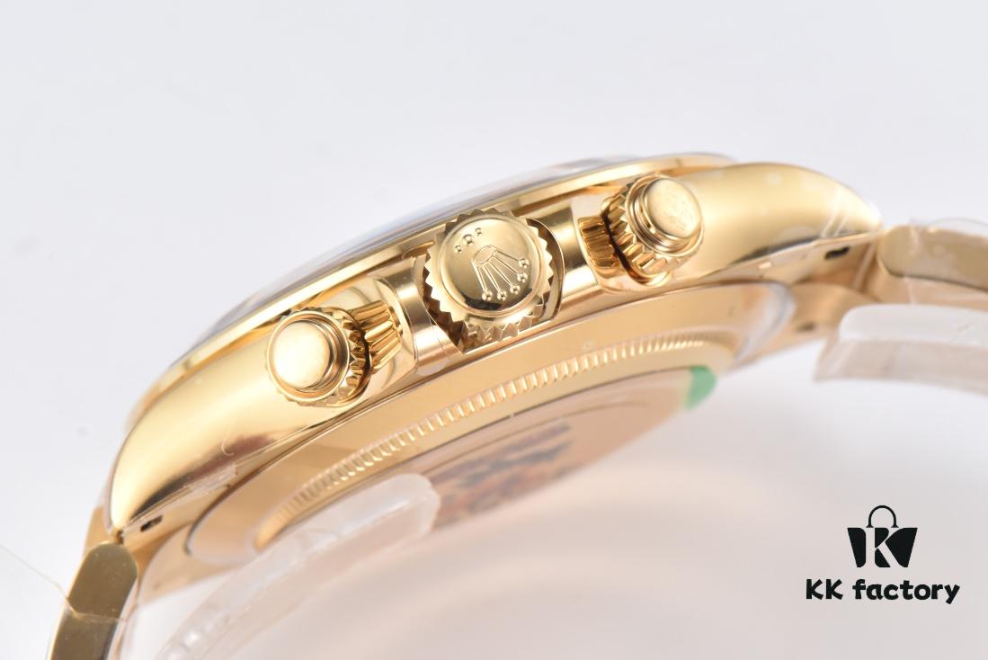 6931a6ebccd8ab3d7af9b58a Clean Factory 116508 Diamond-Paved Natural Cloud Mother-of-Pearl Dial Daytona