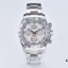 6931a6ecccd8ab3d7af9b59d Clean Factory Platinum Daytona 116509 with Natural Cloud Mosaic Mother-of-Pearl Dial, Standard Moissanite Bezel – Zirconia Refused