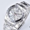 6931a6ecccd8ab3d7af9b59e Clean Factory Platinum Daytona 116509 with Natural Cloud Mosaic Mother-of-Pearl Dial, Standard Moissanite Bezel – Zirconia Refused