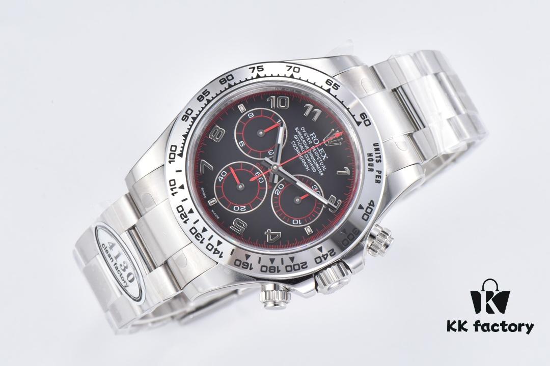 6931a6edccd8ab3d7af9b5b0 Clean Factory White Gold Daytona Outgoing 116509 White Gold Cement Grey / White Gold Red Devil