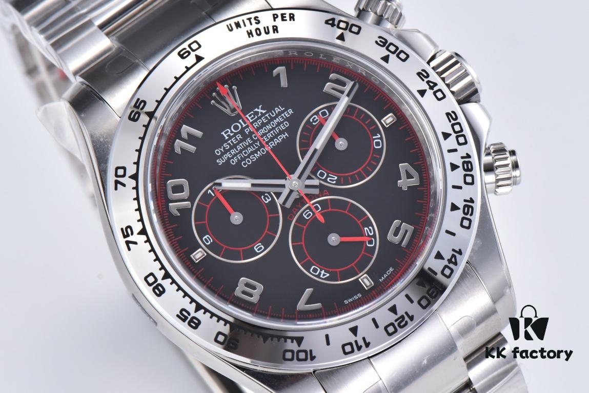 6931a6edccd8ab3d7af9b5b3 Clean Factory White Gold Daytona Outgoing 116509 White Gold Cement Grey / White Gold Red Devil