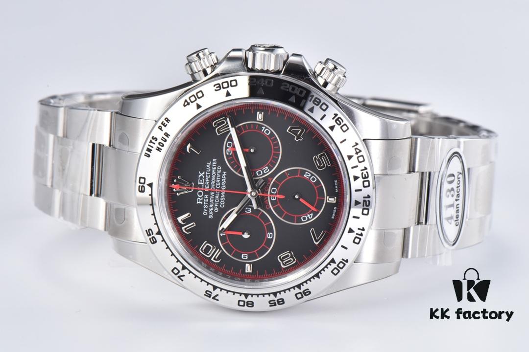 6931a6edccd8ab3d7af9b5b4 Clean Factory White Gold Daytona Outgoing 116509 White Gold Cement Grey / White Gold Red Devil
