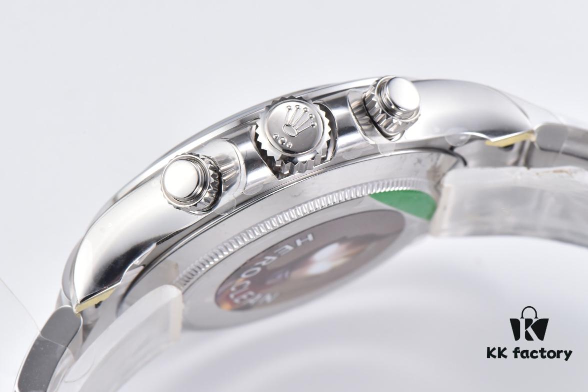 6931a6edccd8ab3d7af9b5b5 Clean Factory White Gold Daytona Outgoing 116509 White Gold Cement Grey / White Gold Red Devil