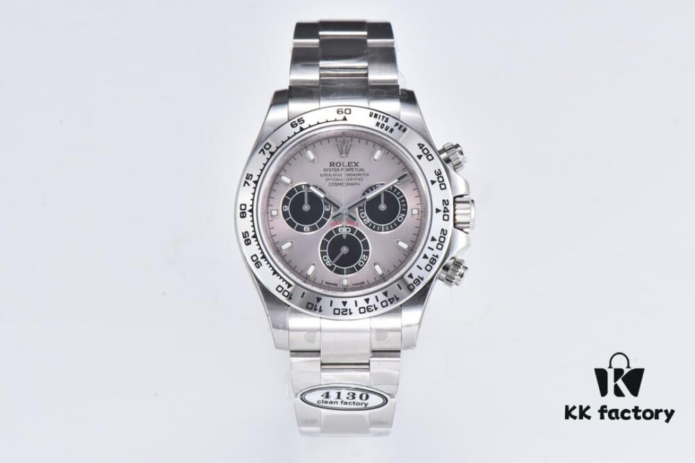 6931a6edccd8ab3d7af9b5b8 Clean Factory Platinum Daytona 116509 - Platinum Cement Grey / Platinum Red Devil