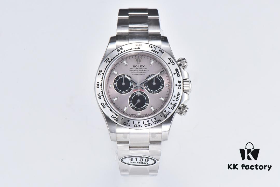 6931a6edccd8ab3d7af9b5b8 Clean Factory Platinum Daytona 116509 - Platinum Cement Grey / Platinum Red Devil