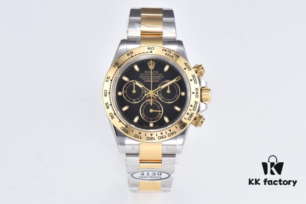 6931a6eeccd8ab3d7af9b5c1 Clean Factory 116503 Two-Tone Gold Daytona with Enamel Black Dial