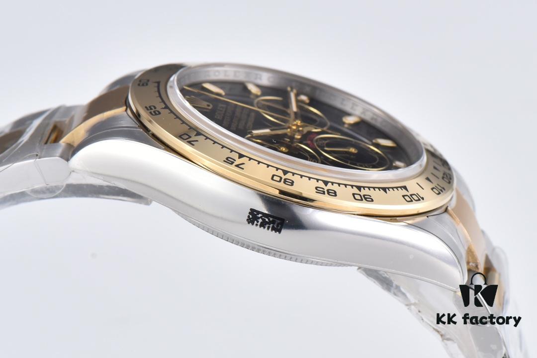 6931a6eeccd8ab3d7af9b5c3 Clean Factory 116503 Two-Tone Gold Daytona with Enamel Black Dial