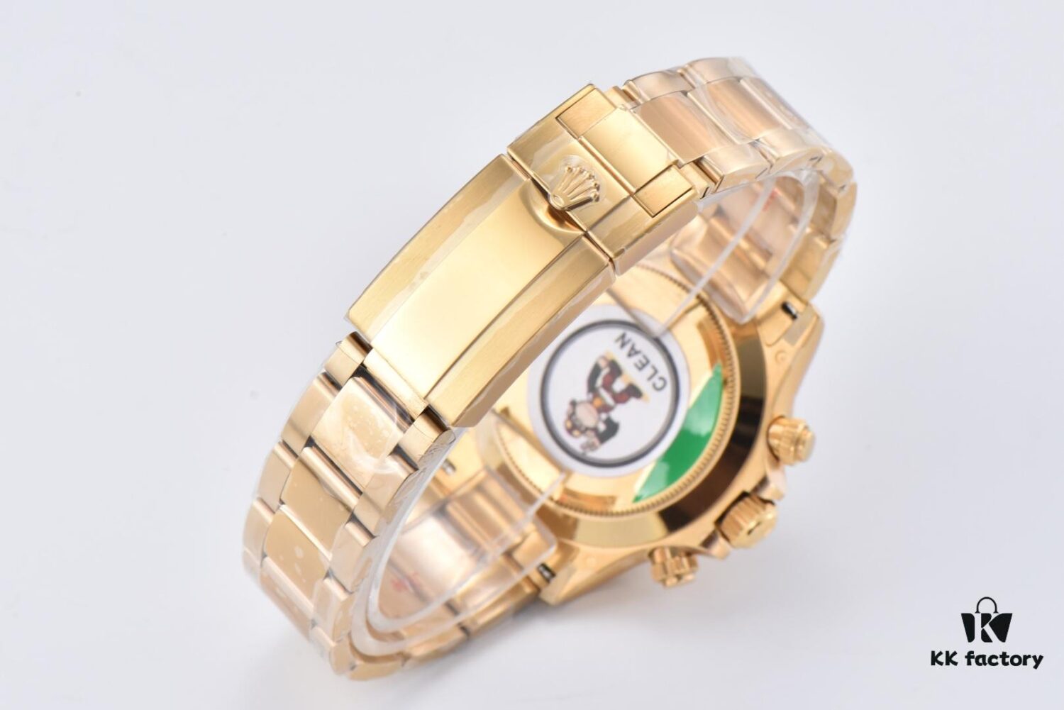 6931a6efccd8ab3d7af9b5ce Clean Factory 116508 Green Gold Daytona