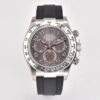 6931a6f2ccd8ab3d7af9b611 C Factory Rolex Daytona 116519 White Gold Grey Meteorite Dial Rubber Strap