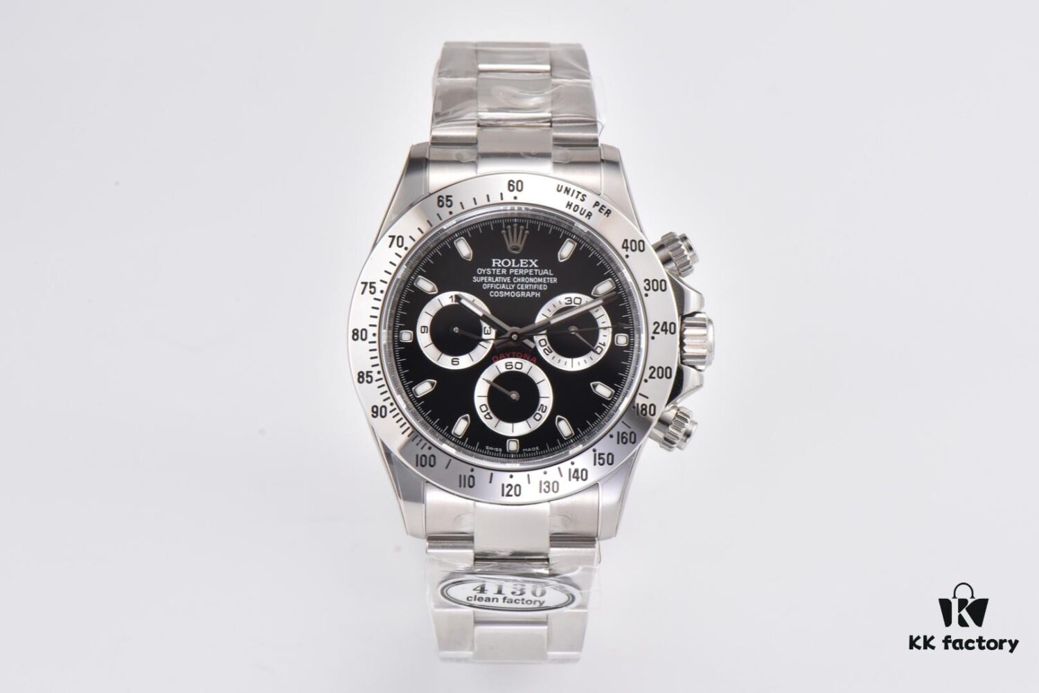 6931a6f3ccd8ab3d7af9b623 C-Factory Daytona 116520 Steel Bezel Watch - Clean Version