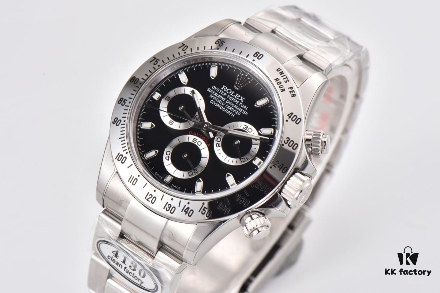 6931a6f4ccd8ab3d7af9b624 C-Factory Daytona 116520 Steel Bezel Watch - Clean Version