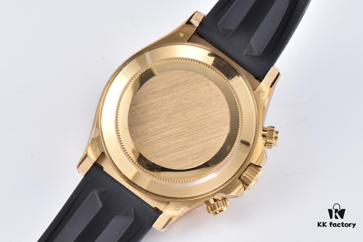6931a6f5ccd8ab3d7af9b646 CLEAN Factory C-Factor Rolex 116518 Yellow Gold Panda Dial Daytona with Rubber Strap
