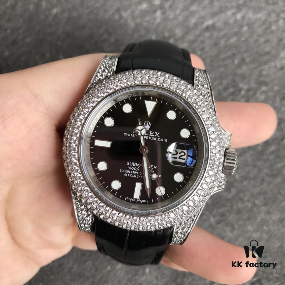 6931a6f7ccd8ab3d7af9b659 Luxury Rolex Submariner 360° Full Diamond Inlay Watch – The Ultimate Statement Piece for Discerning Collectors