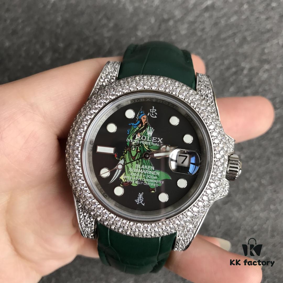 6931a6f8ccd8ab3d7af9b66b Player's Poison - Rolex Top-tier Replica V3 Version, 40mm Fully Diamond-Encrusted Submariner Style Watch, Symbol of Status with No Blind Spots Uniquely Sparkling
