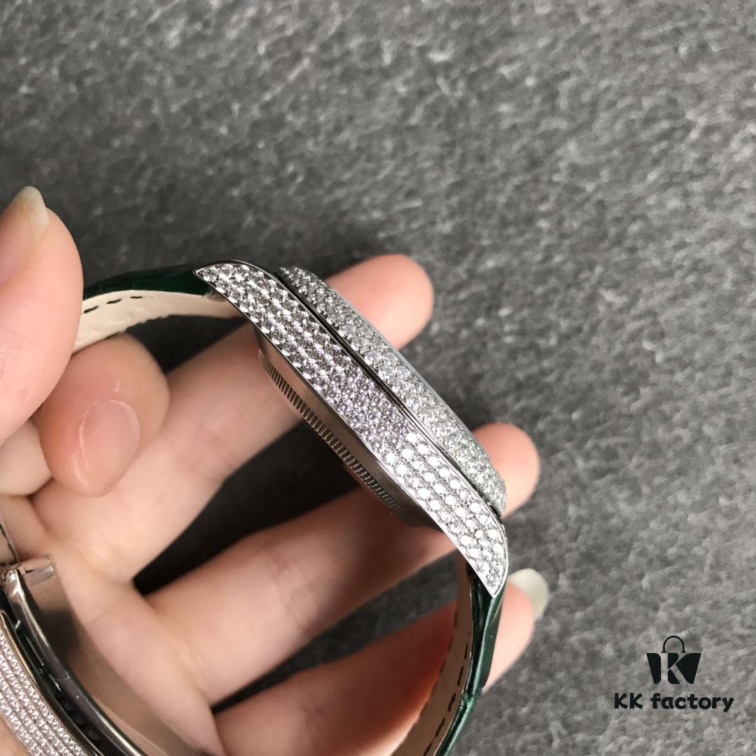 6931a6f8ccd8ab3d7af9b66f Player's Poison - Rolex Top-tier Replica V3 Version, 40mm Fully Diamond-Encrusted Submariner Style Watch, Symbol of Status with No Blind Spots Uniquely Sparkling