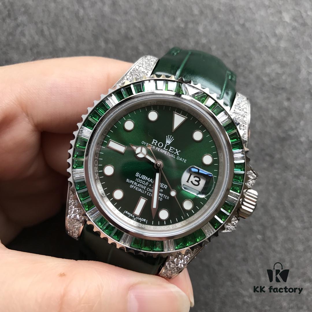 6931a6f9ccd8ab3d7af9b682 Player's Poison: Rolex Submariner 360 Full Diamond Luxury Watch - V3 Top-Tier Custom Edition, 40mm, Symbol of Status