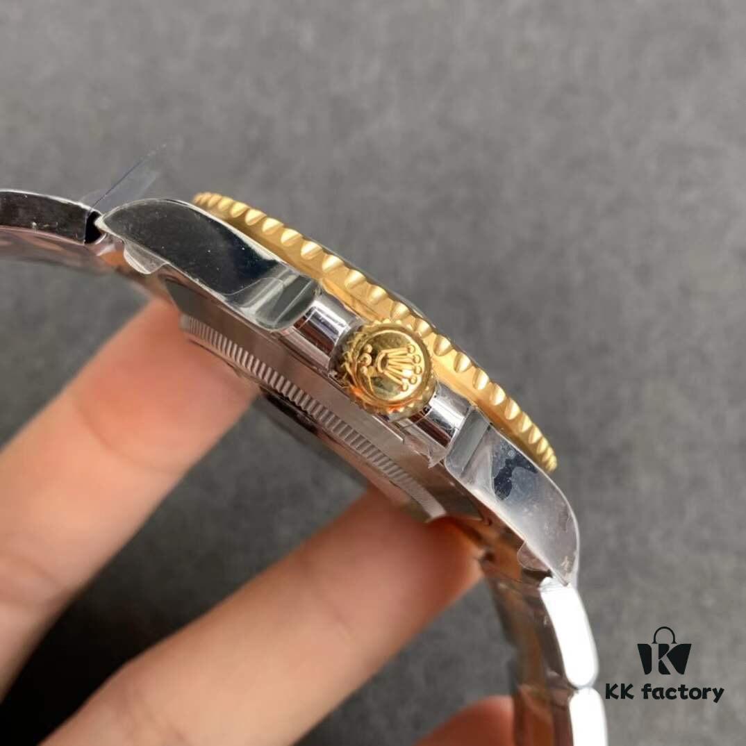 6931a6feccd8ab3d7af9b6de VS Rolex Submariner Date Two-Tone Black Water Ghost, Best Version on Market, Exclusive 3135 Monobloc Movement, Solid Hands and Central Pinion, Beveled Markers, 40x13mm