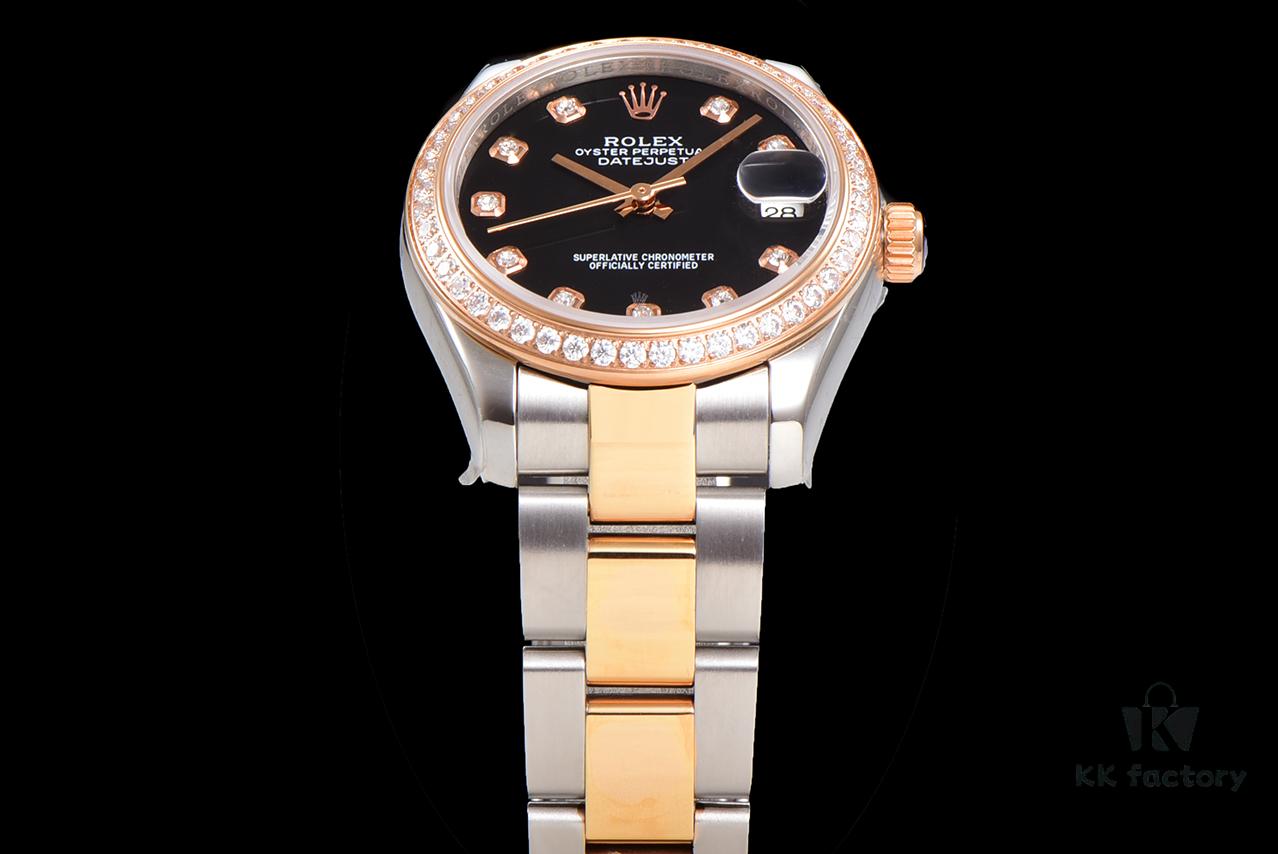 N2 Premium [Affordable Price] Oyster Perpetual Datejust 31 Series with Exclusive Classic Full Diamond Bezel