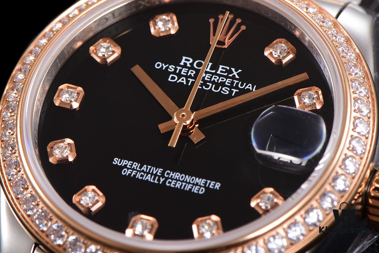N2 Premium [Affordable Price] Oyster Perpetual Datejust 31 Series with Exclusive Classic Full Diamond Bezel