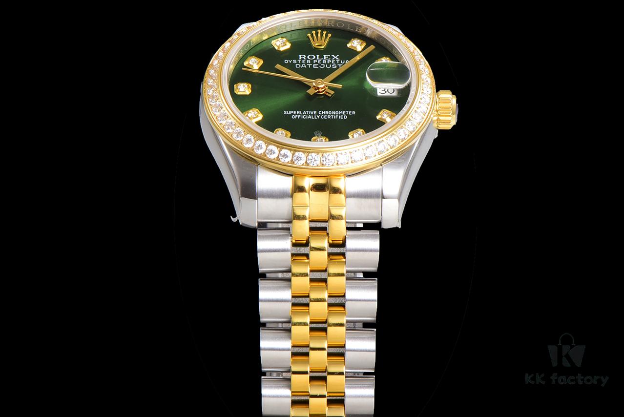 N2 Premium [Affordable Price] Oyster Perpetual Datejust 31 Series with Exclusive Classic Full Diamond Bezel