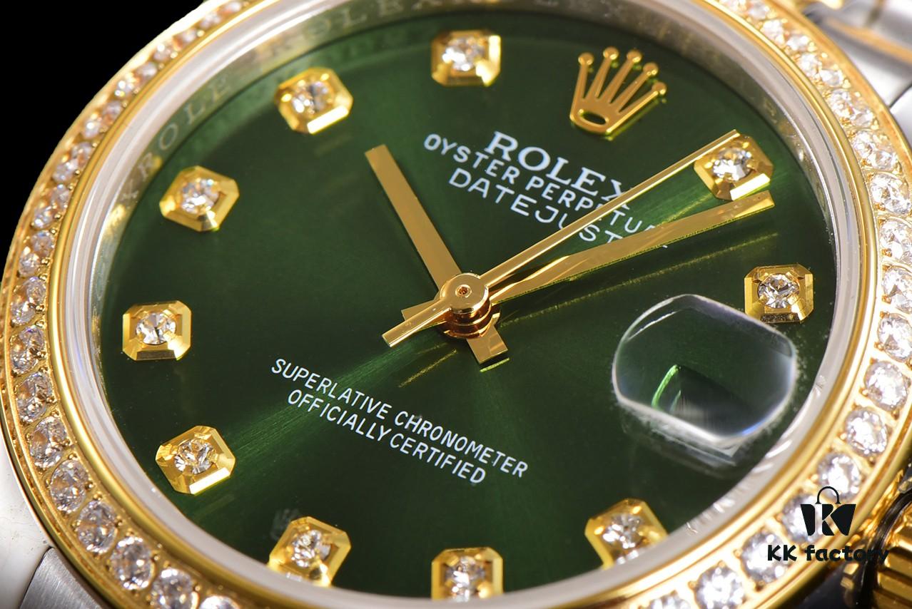 N2 Premium [Affordable Price] Oyster Perpetual Datejust 31 Series with Exclusive Classic Full Diamond Bezel