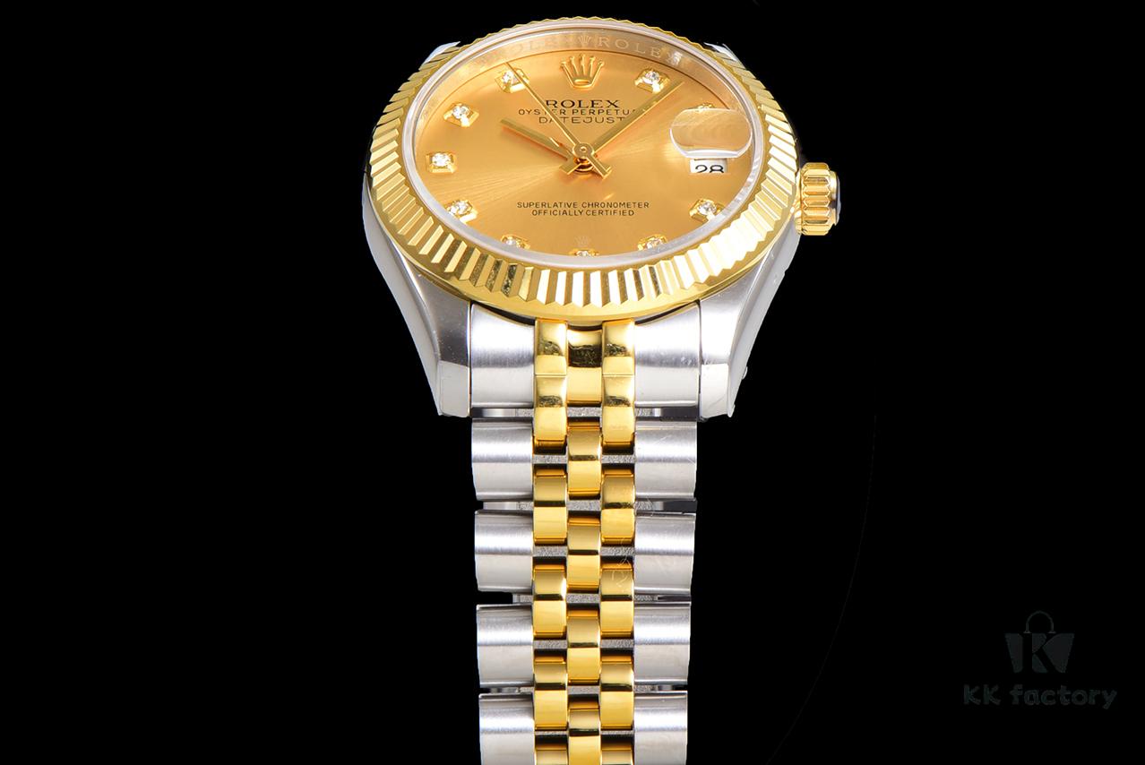 N2 Premium [Affordable Price] Oyster Perpetual Datejust 31 Series with Exclusive Classic Full Diamond Bezel