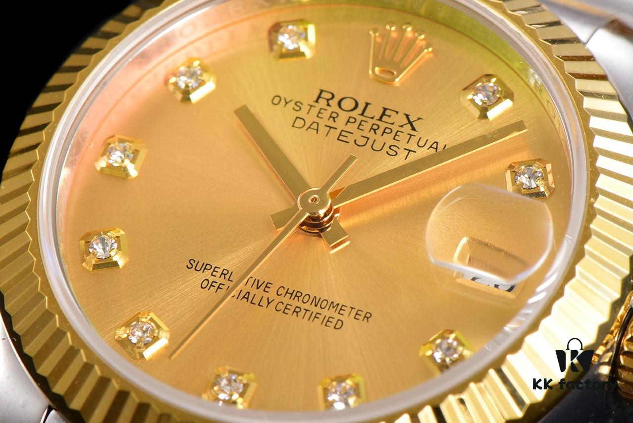 N2 Premium [Affordable Price] Oyster Perpetual Datejust 31 Series with Exclusive Classic Full Diamond Bezel