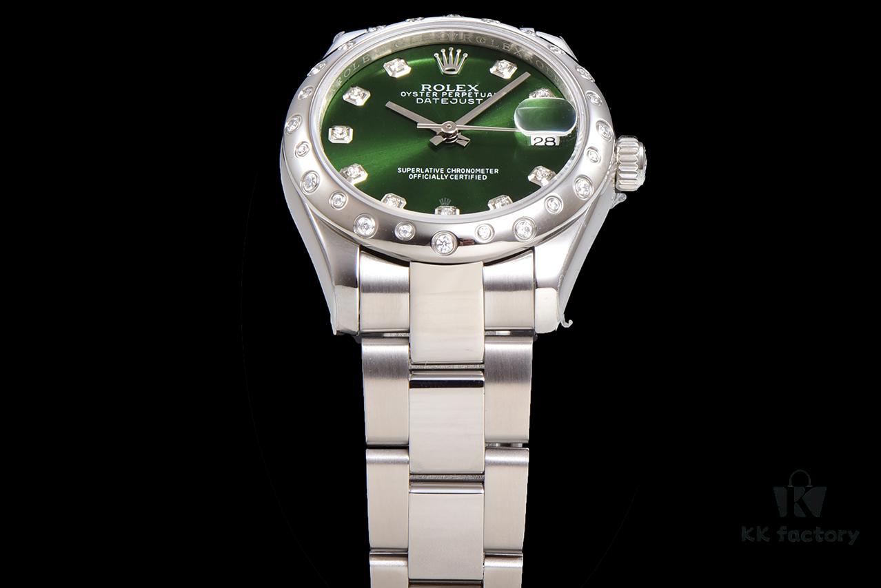 N2 Premium [Affordable Price] Oyster Perpetual Datejust 31 Series with Exclusive Classic Full Diamond Bezel