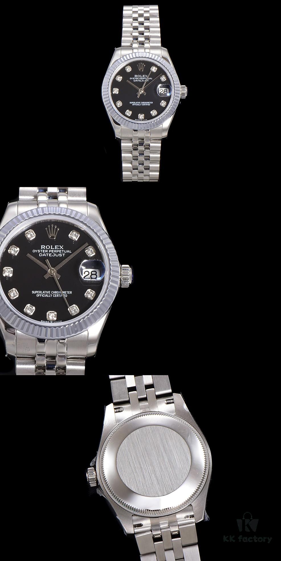 N2 Premium [Affordable Price] Oyster Perpetual Datejust 31 Series with Exclusive Classic Diamond Bezel