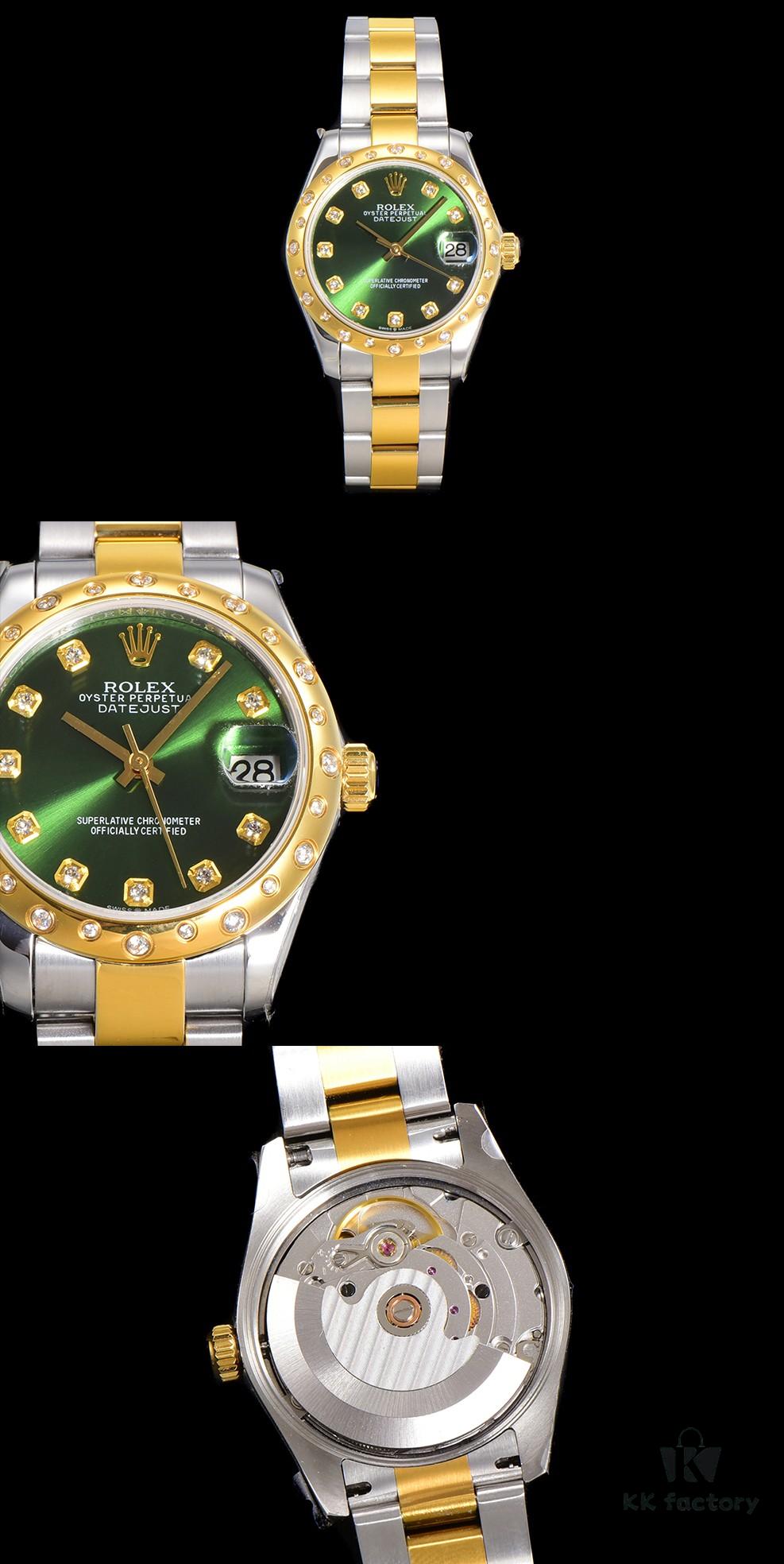 N2 Premium [Affordable Price] Oyster Perpetual Datejust 31 Series with Exclusive Classic Small Diamond Bezel