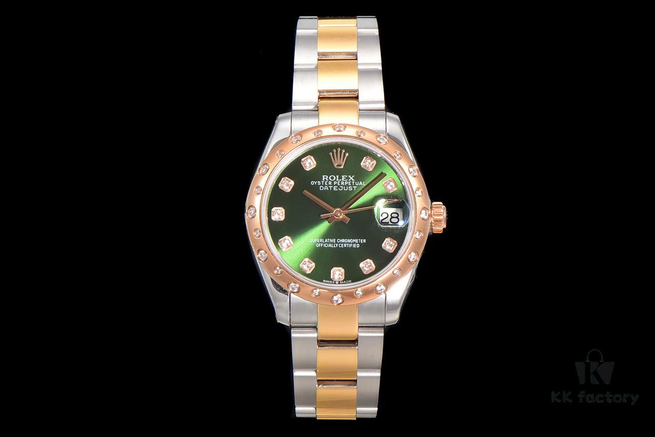 N2 Premium [Affordable Price] Oyster Perpetual Datejust 31 Series with Exclusive Classic Diamond Bezel