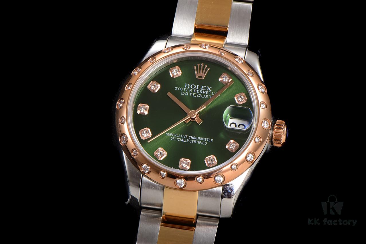 N2 Premium [Affordable Price] Oyster Perpetual Datejust 31 Series with Exclusive Classic Diamond Bezel