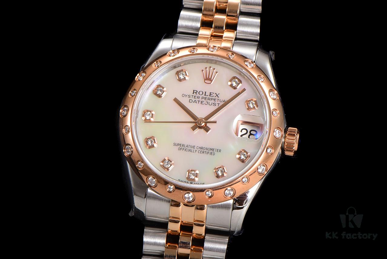 N2 Premium [Affordable Price] Oyster Perpetual Datejust 31 Series with Exclusive Classic Diamond Bezel