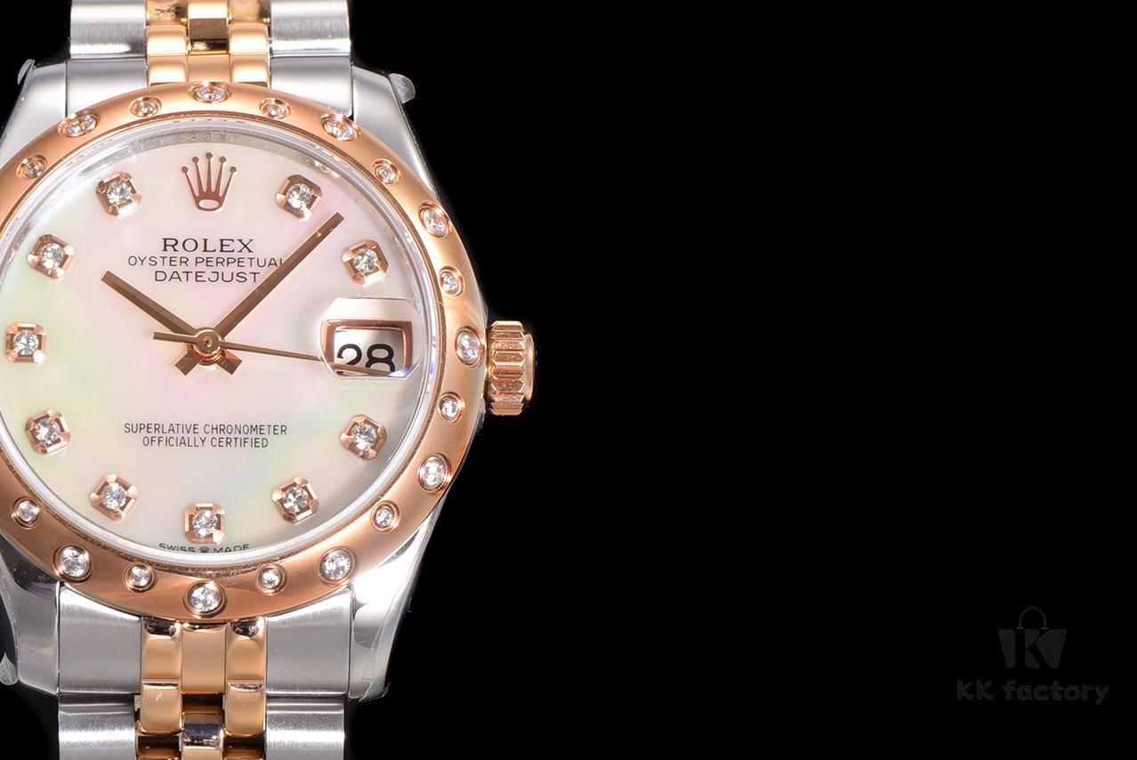 N2 Premium [Affordable Price] Oyster Perpetual Datejust 31 Series with Exclusive Classic Diamond Bezel