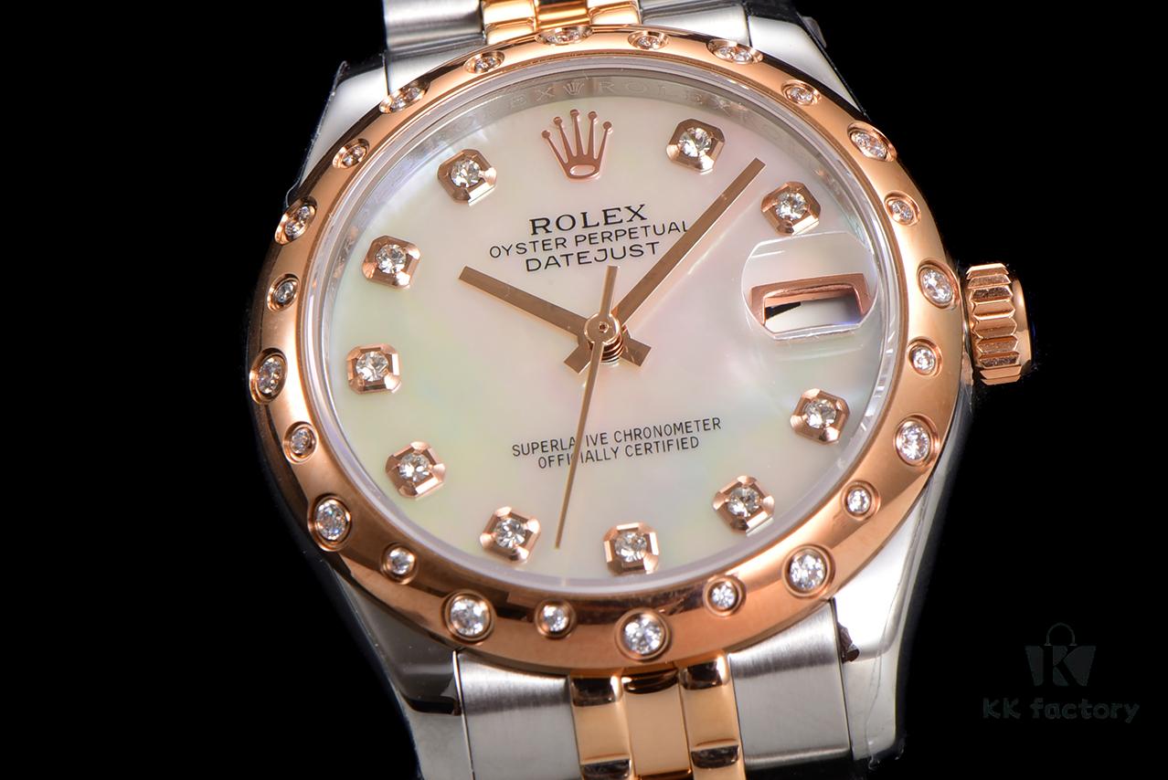 N2 Premium [Affordable Price] Oyster Perpetual Datejust 31 Series with Exclusive Classic Diamond Bezel