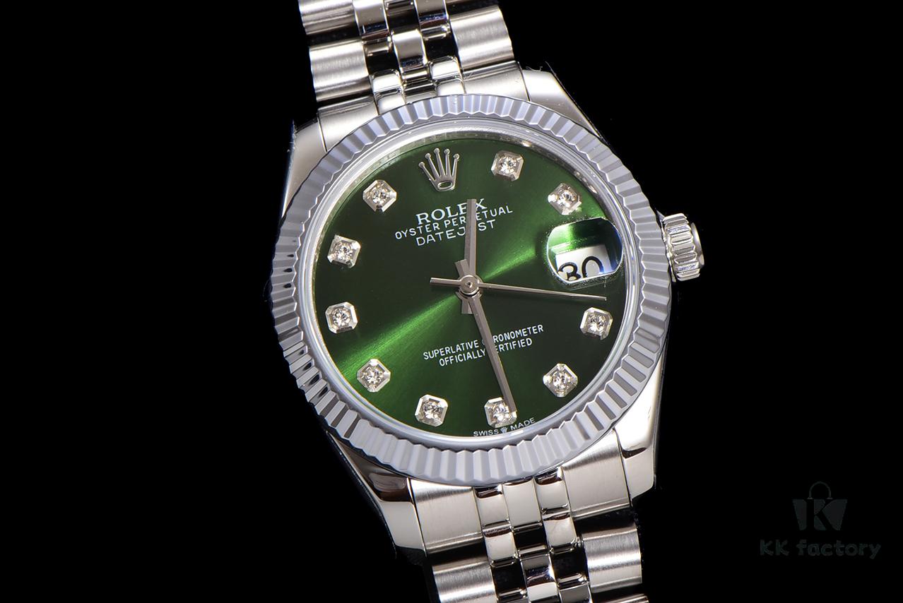 N2 Premium [Affordable Price] Oyster Perpetual Datejust 31 Series with Exclusive Classic Full Diamond Bezel