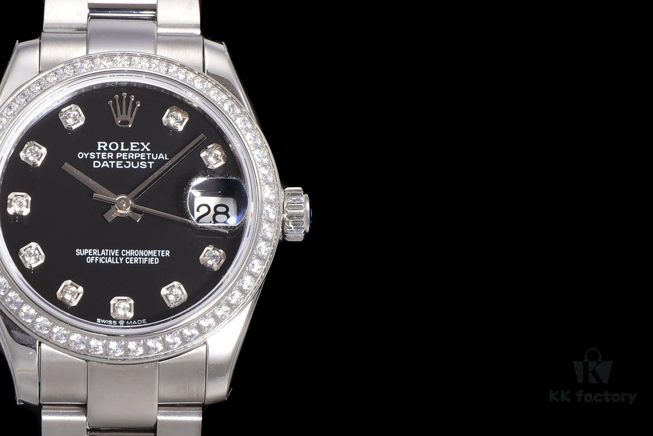 N2 Premium [Affordable Price] Oyster Perpetual Datejust 31 Series with Exclusive Classic Diamond Bezel