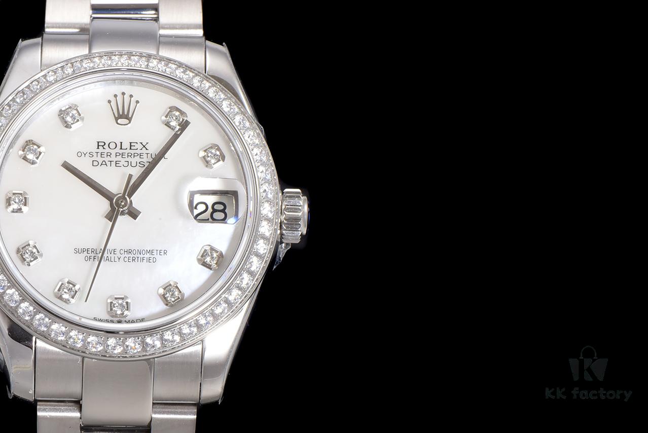 N2 Premium [Affordable Price] Oyster Perpetual Datejust 31 Series with Exclusive Classic Diamond Bezel