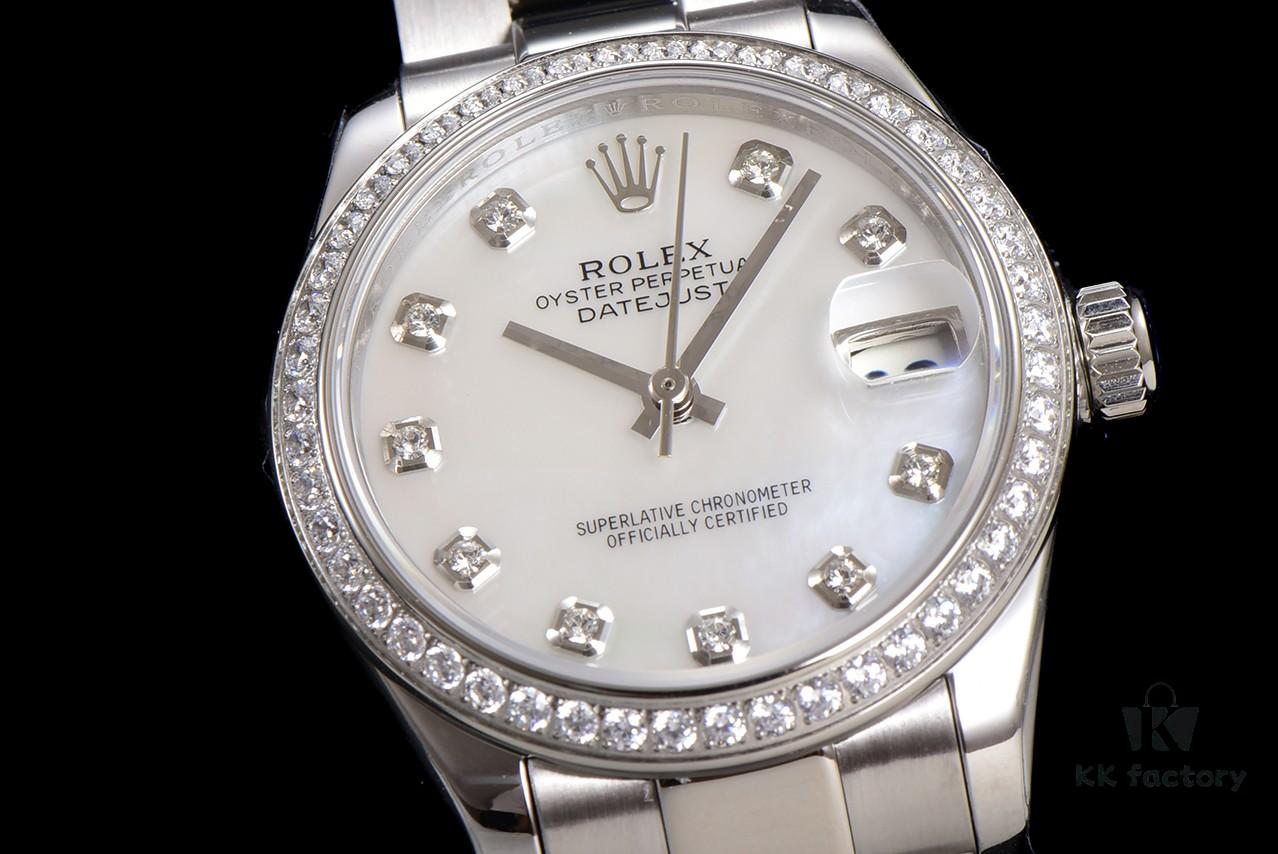 N2 Premium [Affordable Price] Oyster Perpetual Datejust 31 Series with Exclusive Classic Diamond Bezel