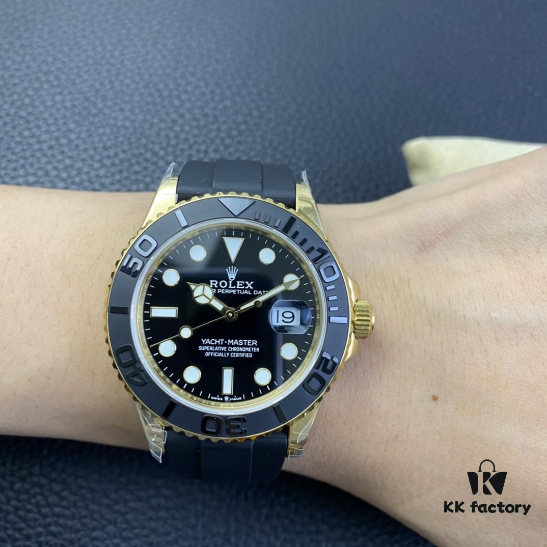 6931a70eccd8ab3d7af9b7e6 OW 2022 New Arrival Gold Yacht 42MM Shanghai 3235 Movement